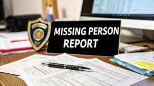 missing person report