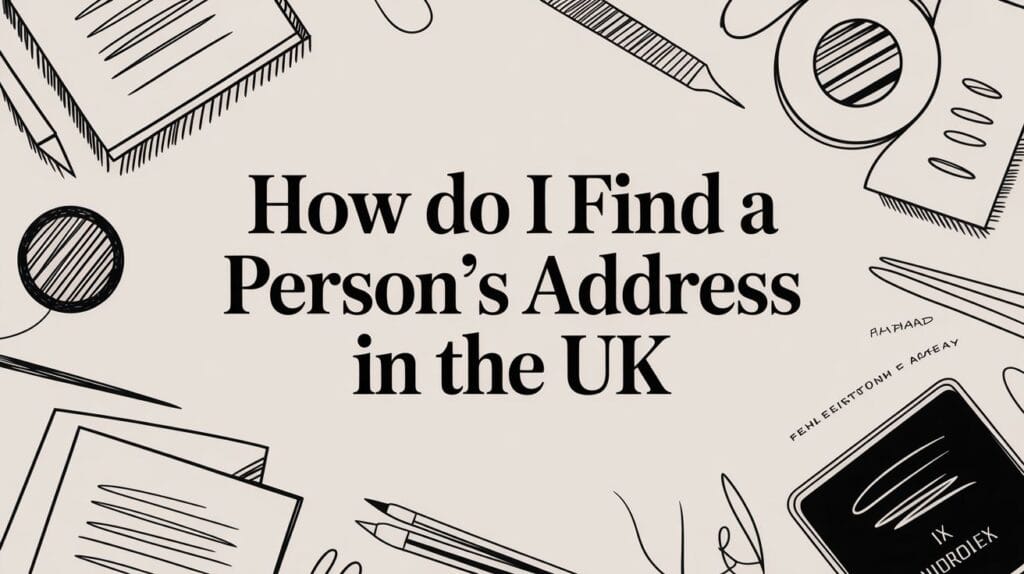 how do i find a person's address in the uk